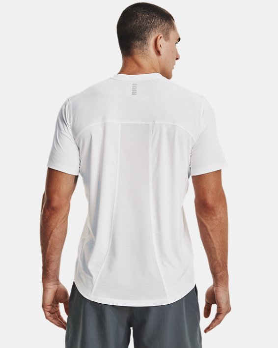 Men's UA CoolSwitch Run Graphic Short Sleeve, White, pdpMainDesktop image number 1